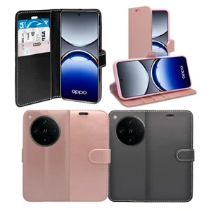 For OPPO Find X8 Pro Phone Case Wallet Flip PU Leather Stand Card Slot Cover - Picture 1 of 48