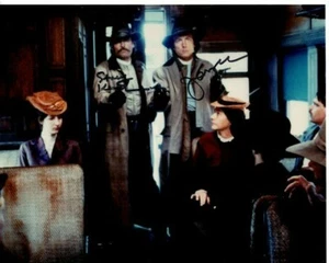 Foto firmada autografiada 8x10 de James y Stacy Keach THE LONG RIDERS - Imagen 1 de 1