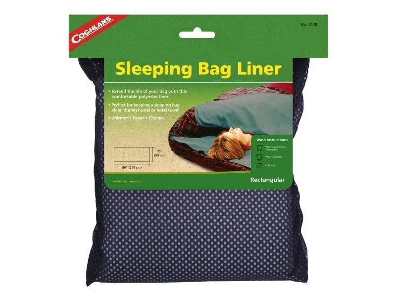 Coghlan's Saco de Dormir Forro Rectangular 86"x35" Camping Exterior Bolsa Forro 0140 Foto 1 de 1