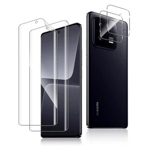For Xiaomi 13 Pro Soft Film Screen Protector+Tempered Glass Camera Protection - Zdjęcie 1 z 11