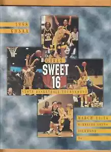 Kentucky Girls HS Sweet 16 Prog West Carter 1998 Elizabethtown Somerset - Imagen 1 de 2