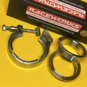 Raceworks VBC-A-300 3.0" 76mm V-Band Stainless Steel Quick release - Picture 1 of 6