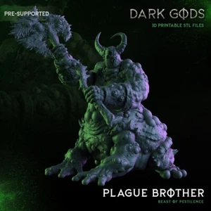 Plague Brother Pestilence/Pathfinder/Dungeons and Dragons/Wargaming/Dark Gods - Picture 1 of 2