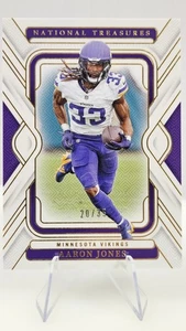 Aaron Jones 2024 National Treasures Gold  /35《Slab Ready》Minnesota Vikings 🔥 - Picture 1 of 5