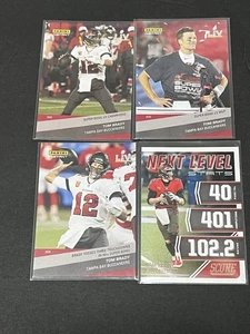 Tampa Bay Bucs QB 4 Card Lot Of Tom Brady Panini Instant And More - Picture 1 of 2