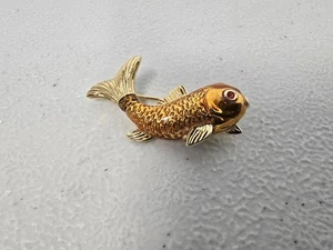 Swarovski Koi Brooch - Picture 1 of 7