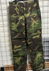 Cabelas Woodland Camouflage Hunting Pants Pockets Nylon Sz 38 New With Tags - Picture 1 of 14