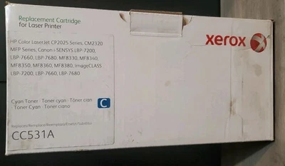 Xerox CC531A 006R01486 FOR HP Color LaserJet CP2025 & CM2320 Series Cyan Toner - Image 1 of 4