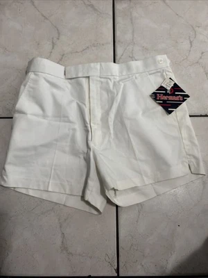 Pantalones cortos de tenis Herman’s blancos de colección años 90 nuevos con etiquetas Foto 1 de 4