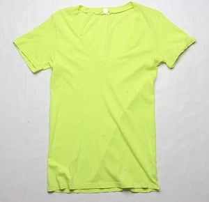 PRIMP Basic V Neck Tee (S) Yellow - Picture 1 of 1