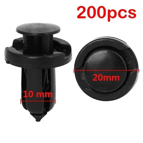 200 Pcs Bumper Hood Fender Splash Guard Retainer Clips Fasteners For Honda Acura - Image 1 of 1