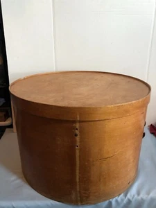 DE COLECCIÓN EXTRA GRANDE Luterma Reval Venesta Madera Doblada Sombrero Caja Maleta Equipaje - Imagen 1 de 10