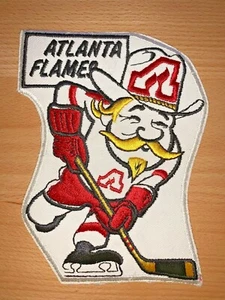 1970 ATLANTA FLAMES NHL VINTAGE 4.25" DEFUNCT TEAM PATCH CALGARY FLAMES - Picture 1 of 1