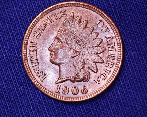 1906 Indian Head Cent Very Nicely Detailed Coin  #I170 Cover