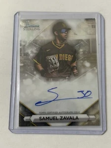 Samuel Zavala 2023 Bowmans Sterling Autograph Auto PA-SZ Padres - Picture 1 of 2