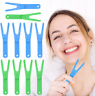 10 Pcs Reusable Flosser Holder, Dental Floss Holder, Floss Handle Durable Adults
