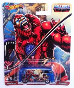 Hot Wheels Pop Culture Masters of the Universe Volkswagen T1 Panel Bus Bad Card - Picture 1 of 3