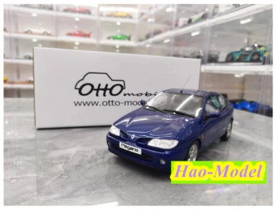 OTTO 1:18 Renault Megane 1 Limited Resin Diecast Model Car Gifts Collection Blue - Image 1 of 4