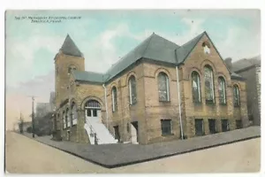 1st METHODIST EPISCOPAL CHURCH~BRADDOCK,PITTSBURGH,PA PM 1911,ACROSS FRM LIBRARY - Picture 1 of 1