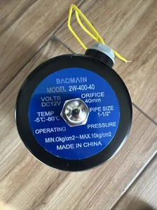 Porta elettrovalvola Baomain 1-1/2" 12 VDC Filo ad azione diretta NC - Foto 1 di 3