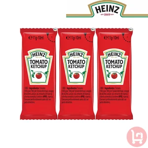 HEINZ TOMATO KETCHUP Sachets 11g 10ml RED SAUCE Individual Single Portion SACHET - Picture 1 of 2