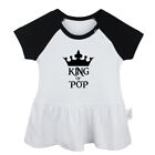 Sticker King Design Newborn Baby Girls Dress Toddler Infant 100% Cotton Clothes
