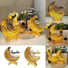 DIY Acrylic Ramadhan Moon Luminous Ornaments  DIY Assembled Ramadan Table Tray