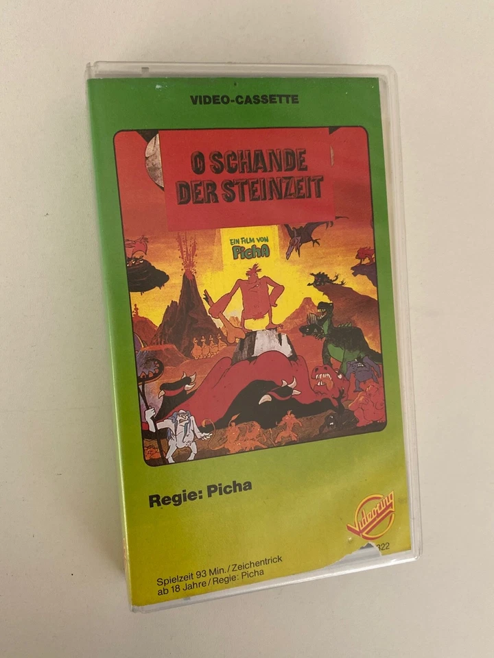 O - Schande der Steinzeit von Picha | Zustand gut | VHS - Bild 1 von 1