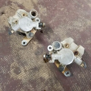 03-06 KAWASAKI KFX400 LTZ400 KFX LTZ 400 OEM NISIN LH RH FRONT BRAKE CALIPER SET - Picture 1 of 7