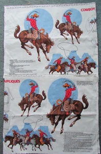 Cranston VIP Vaquero Western Apliques Caballos Rodeo Bronco Viejo Salvaje Oeste Nuevo de Lote Antiguo - Imagen 1 de 3