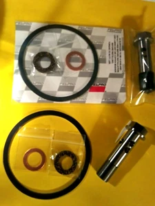 Mopar 340 90 degree oil filter adapter gaskets, HIGHFLOW lightened long bolt - Picture 1 of 11