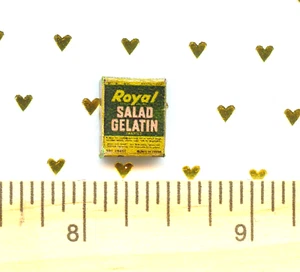 Dollhouse Miniature Size Vintage Salad Gelatin Box - Picture 1 of 2