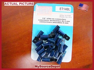 PACK MÓVIL, 20 PIEZAS, CONECTORES DESLIZABLES 1/4" CALIBRE 16-14 - Imagen 1 de 2