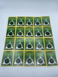 Pokemon 2nd edition Grass energy lot free shipping 20 Cards - Picture 1 of 1