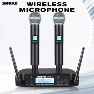 Shure GLXD4 Vocal Dual Channel Wireless Microphone System UHF Handheld Cordless - Picture 1 of 7