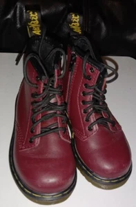 NEW Doc Martens Air Wair kids toddler brown Size 6 1/2 US Like New - Picture 1 of 11