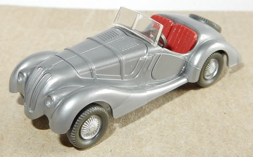 MICRO WIKING HO 1/87 BMW 328 CABRIOLET GRIS ARGENT no box #12828 - Photo 1/3