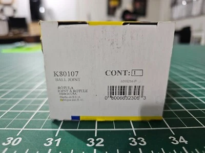 MOOG K80107 Greaseable Suspension Ball Joint for 2001-12 Ford Escape & Variants - Image 1 of 4