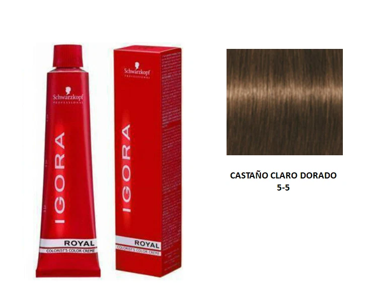 Castaño Claro Dorado TONO 5-5  - Igora Royal SchwarzkopF - Imagen 1 de 1
