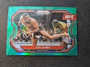 2021 Panini Prizm UFC Green Prizm #101 Jon Jones SP - Picture 1 of 4