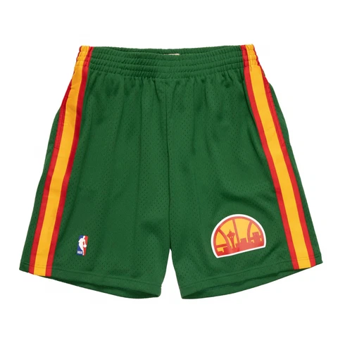 Men's Mitchell & Ness NBA Seattle Supersonics 1994-95 Reload Swingman Shorts Cover