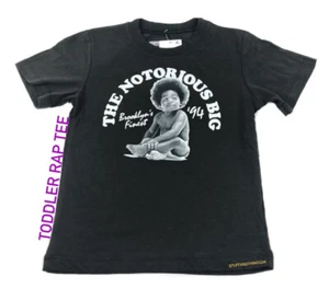 The Notorious B.I.G Toddler 2T Brooklyns Finest RETRO ‘94 Hip Hop Rap Tee NEW - Picture 1 of 2