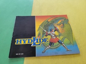 1989 Nintendo NES Hydlide Instruction Manual Booklet Only 