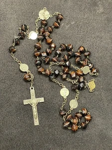 Rosenkranz Perlen Agathe alt - Bild 1 von 11