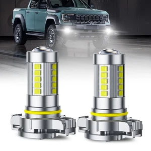 AUXITO 5202 PS24WFF LED Front Fog Driving Bulbs 6500K Super Bright 4000LM Light - Imagen 1 de 10