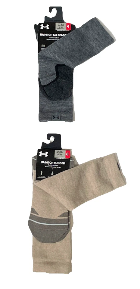 UNDER ARMOUR Cushioned Boot Socks All Season or Rugged Mens(7-12) Women(6-12)NWT - Image 1 of 1