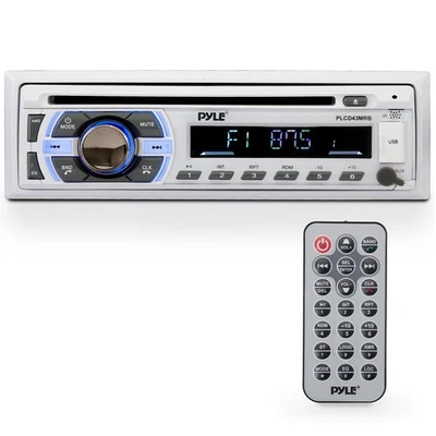 Pyle PLCD43MRB Bluetooth MP3/USB/AUX SD Card Stereo Radio Receiver, W/ Remote - Image 1 of 2