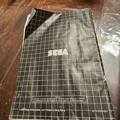 instruction manual for the Sega Mega Drive console - Image 1 of 2