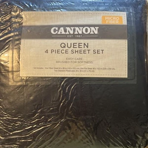 Cannon Queen 4-teiliges Blatt-Set. Mikrofaser Nagelneu - Bild 1 von 3