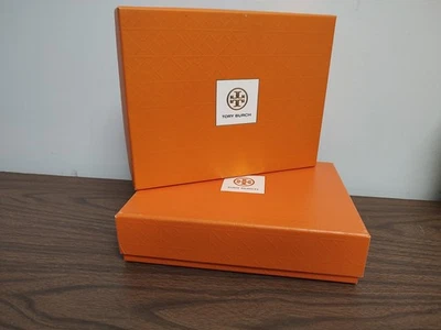 Подлинный Tory Burch классический оранжевый с золотым логотипом пустой подарок духи коробка для хранения 2 - Изображение 1 из 4